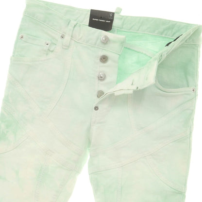 [New Outlet] DSQUARED2 Stretch Cotton Denim Pants Light Green x White [42] [Condition Rank N-] [Men&