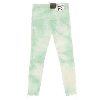 [New Outlet] DSQUARED2 Stretch Cotton Denim Pants Light Green x White [42] [Condition Rank N-] [Men&