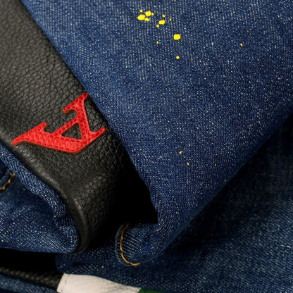 [New Outlet] DSQUARED2 Stretch Cotton Polyester Jeans Denim Pants Navy x Black [44] [Condition Rank N-] [Men&