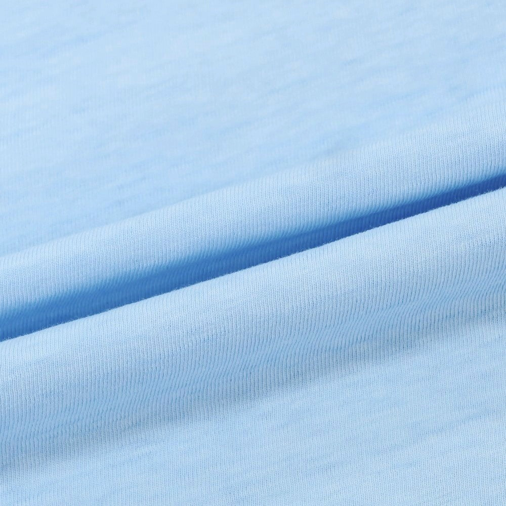 【新品アウトレット】ディースクエアード DSQUARED2 コットン クルーネック 長袖Ｔシャツ ライトブルー【サイズM】【 状態ランクN- 】【 メンズ 】[EPD]