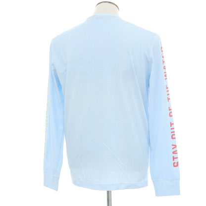 [New Outlet] DSQUARED2 Cotton Crew Neck Long Sleeve T-Shirt Light Blue [L] [Condition Rank N-] [Men&