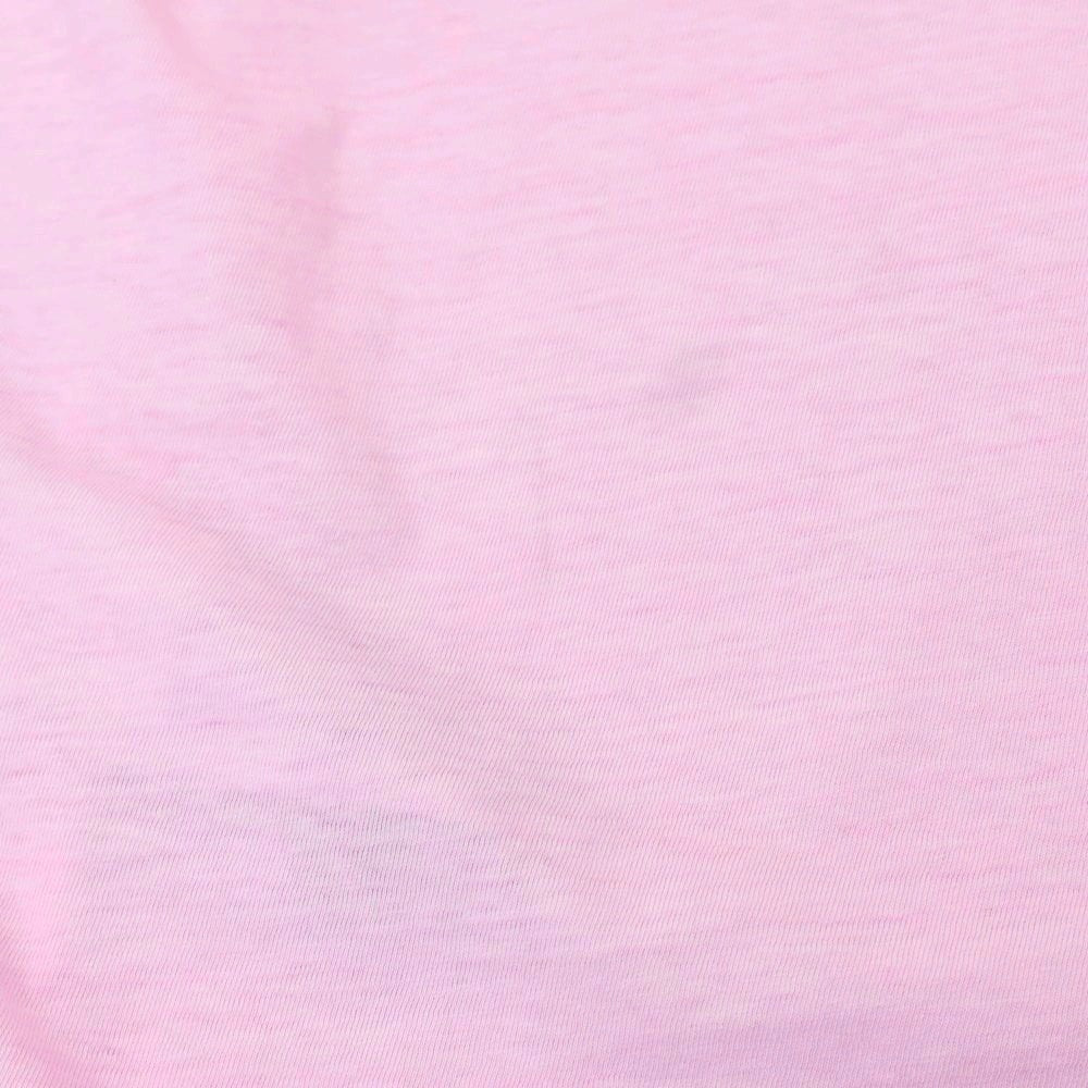 [New Outlet] DSQUARED2 Cotton Crew Neck Long Sleeve T-Shirt Light Pink [S] [Condition Rank N-] [Men&