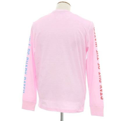 【新品アウトレット】ディースクエアード DSQUARED2 コットン クルーネック 長袖Ｔシャツ ライトピンク【 M 】【 状態ランクN- 】【 メンズ 】