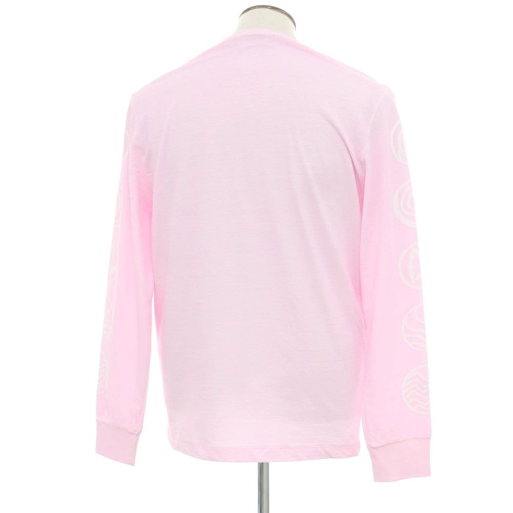 [New Outlet] DSQUARED2 Cotton Crew Neck Long Sleeve T-Shirt Light Pink [L] [Condition Rank N-] [Men&