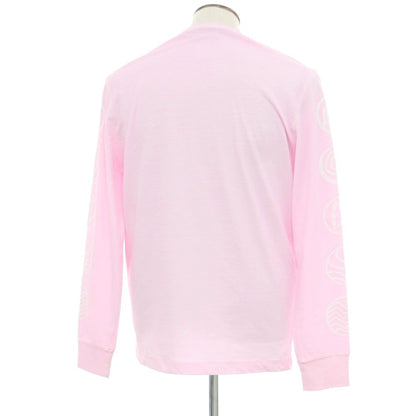 [New Outlet] DSQUARED2 Cotton Crew Neck Long Sleeve T-Shirt Light Pink [L] [Condition Rank N-] [Men&