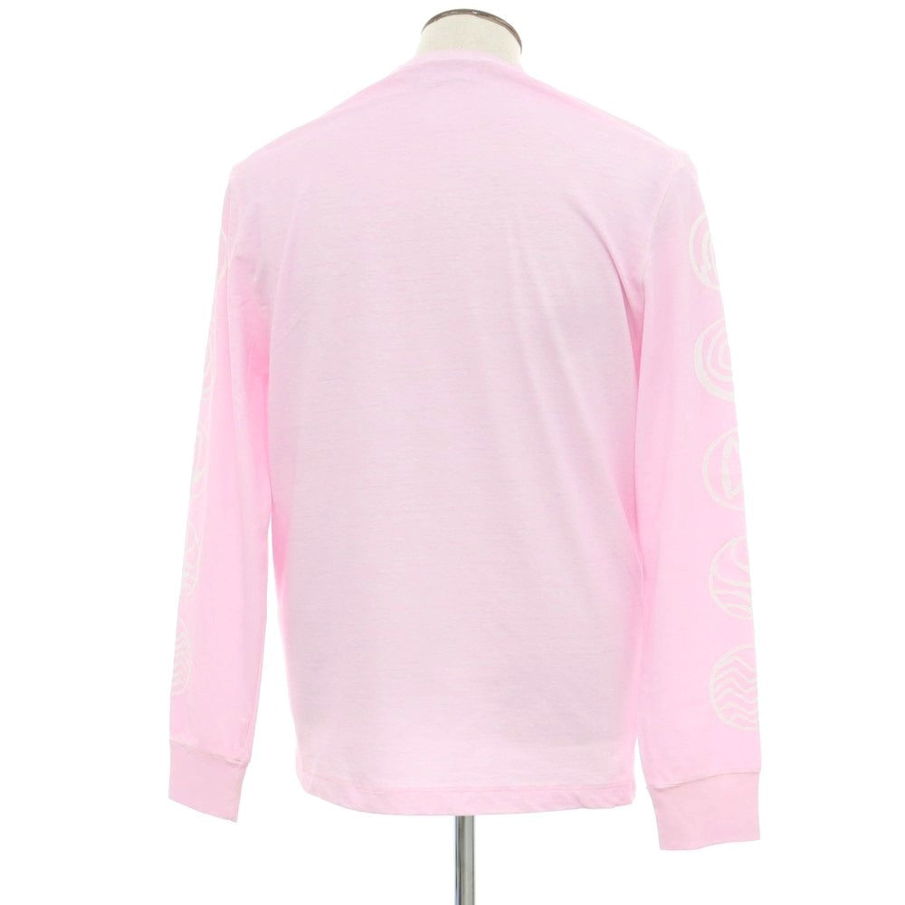 【新品アウトレット】ディースクエアード DSQUARED2 コットン クルーネック 長袖Ｔシャツ ライトピンク【 L 】【 状態ランクN- 】【 メンズ 】