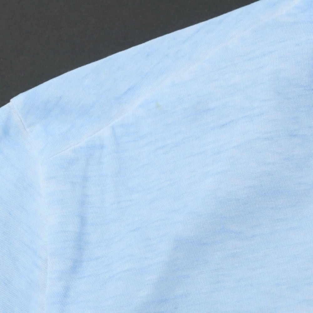 [New Outlet] DSQUARED2 Cotton Crew Neck Long Sleeve T-Shirt Light Blue [M] [Condition Rank N-] [Men&
