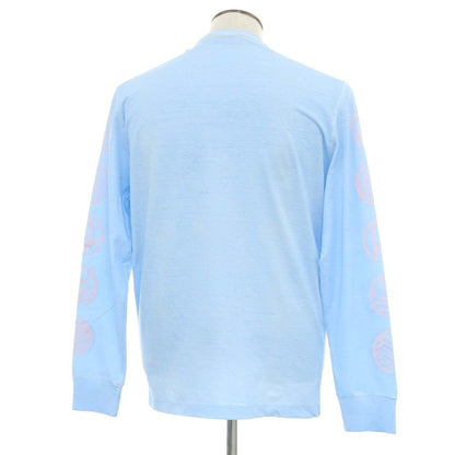 [New Outlet] DSQUARED2 Cotton Crew Neck Long Sleeve T-Shirt Light Blue [L] [Condition Rank N-] [Men&