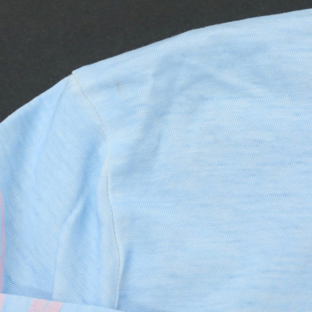 [New Outlet] DSQUARED2 Cotton Crew Neck Long Sleeve T-Shirt Light Blue [L] [Condition Rank N-] [Men&