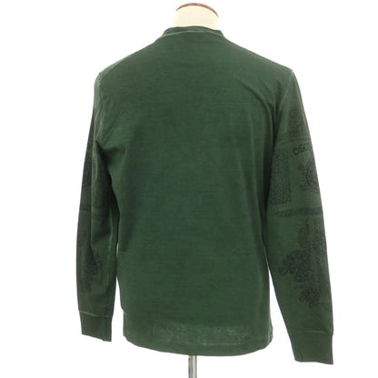 【新品】ディースクエアード DSQUARED2 コットン クルーネック 長袖Ｔシャツ ダークグリーン【 M 】【 状態ランクN 】【 メンズ 】