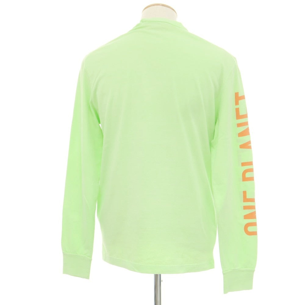 【新品アウトレット】ディースクエアード DSQUARED2 コットン クルーネック 長袖Tシャツ ライトグリーン【 S 】【 状態ランクN- 】【 メンズ 】