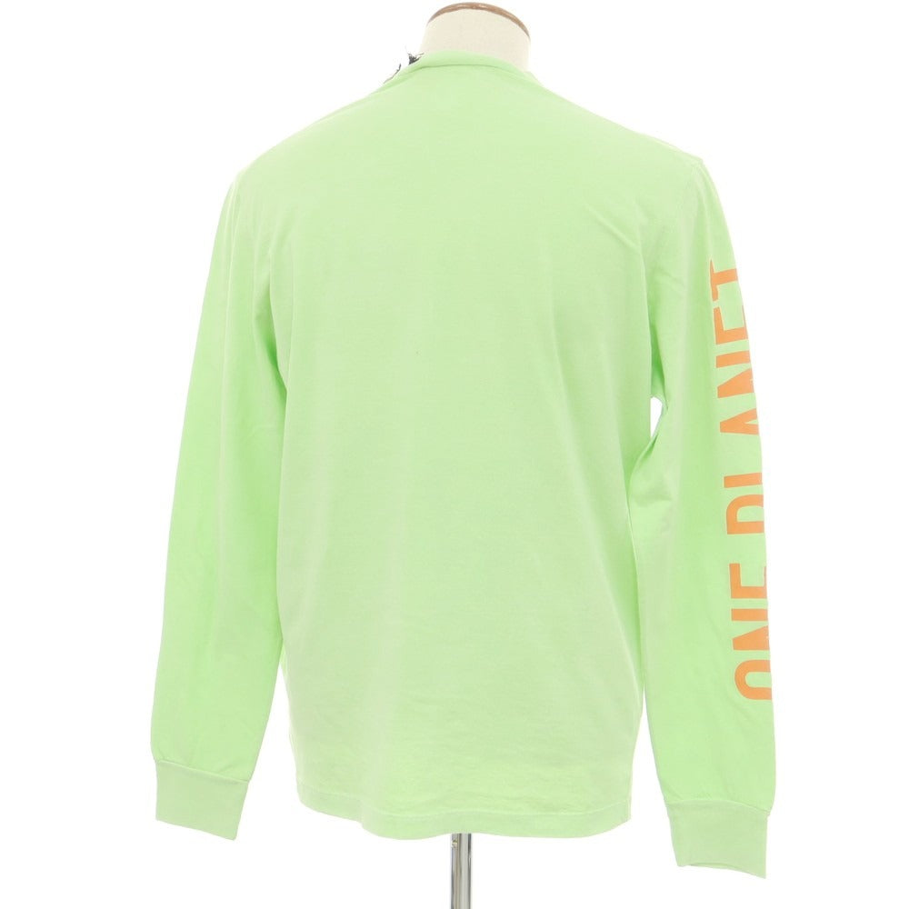 【新品アウトレット】ディースクエアード DSQUARED2 コットン クルーネック 長袖Ｔシャツ ライトグリーン【 M 】【 状態ランクN- 】【 メンズ 】