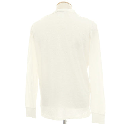 【新品】ディースクエアード DSQUARED2 コットン スラブ クルーネック 長袖Ｔシャツ ホワイト【 S 】【 状態ランクN 】【 メンズ 】