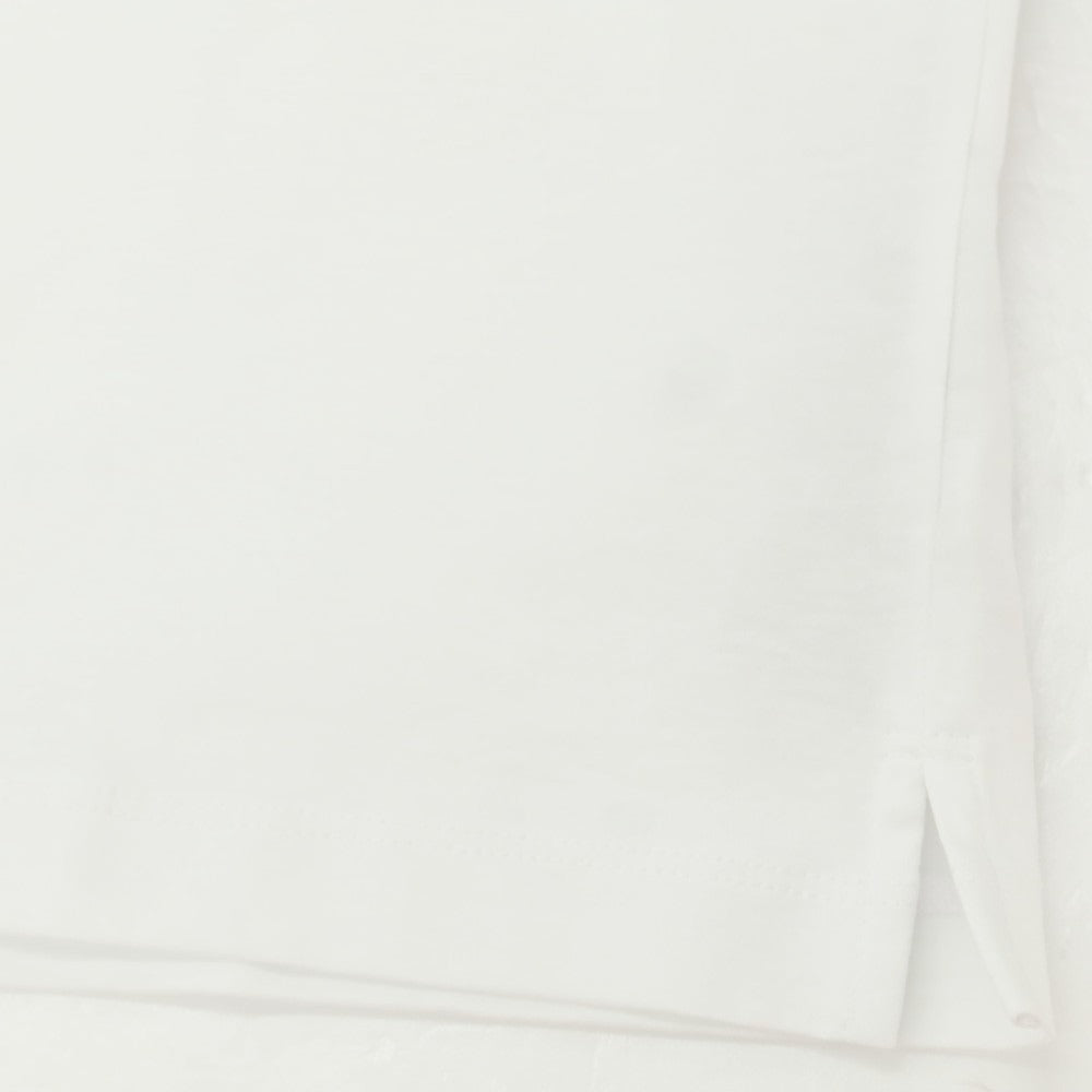 【新品アウトレット】ディースクエアード DSQUARED2 コットン クルーネック 長袖Ｔシャツ ホワイトxネイビー【 M 】【 状態ランクN- 】【 メンズ 】