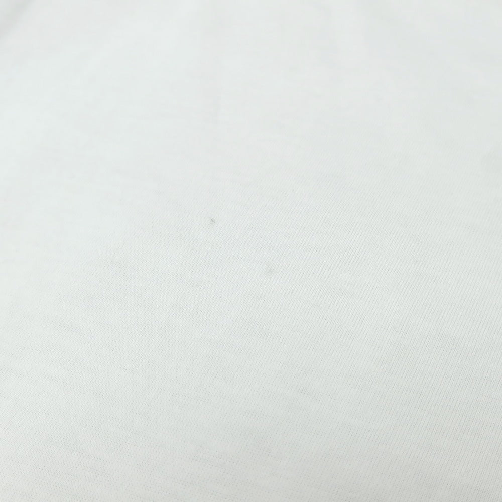 【新品】ディースクエアード DSQUARED2 コットン クルーネック 長袖Ｔシャツ ホワイトxネイビー【 L 】【 状態ランクN 】【 メンズ 】