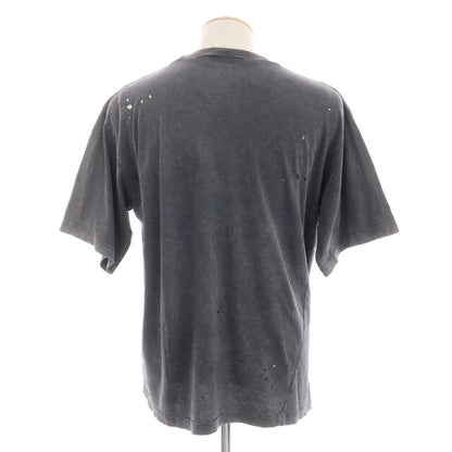 【新品】ディースクエアード DSQUARED2 ダメージ加工 コットン クルーネック 半袖Ｔシャツ ブラック【 S 】【 状態ランクN 】【 メンズ 】