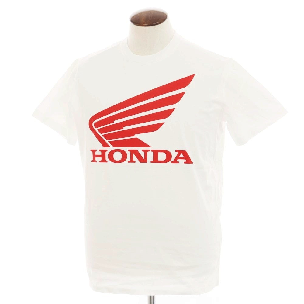 【新品アウトレット】ディースクエアード DSQUARED2 × HONDA コットン クルーネック 半袖Ｔシャツ ホワイト【 L 】【 状態ランクN- 】【 メンズ 】