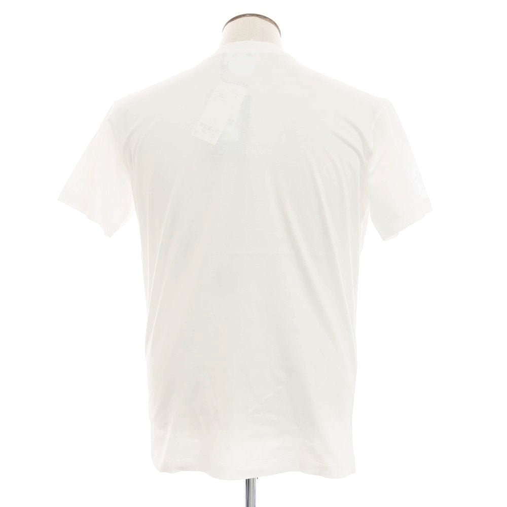 【新品】ディースクエアード DSQUARED2 コットン クルーネック 半袖Ｔシャツ ホワイト【 L 】【 状態ランクN 】【 メンズ 】