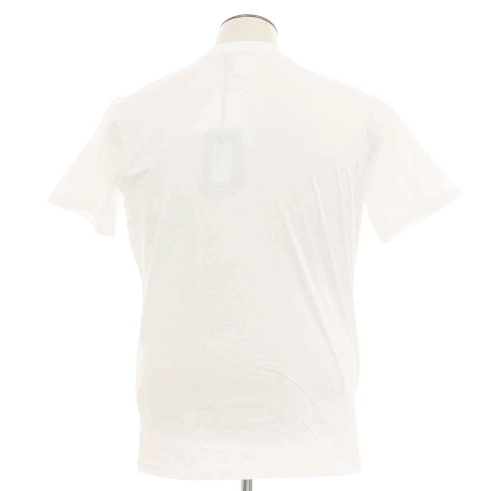 【新品】ディースクエアード DSQUARED2 コットン クルーネック 半袖Ｔシャツ ホワイト【 XL 】【 状態ランクN 】【 メンズ 】