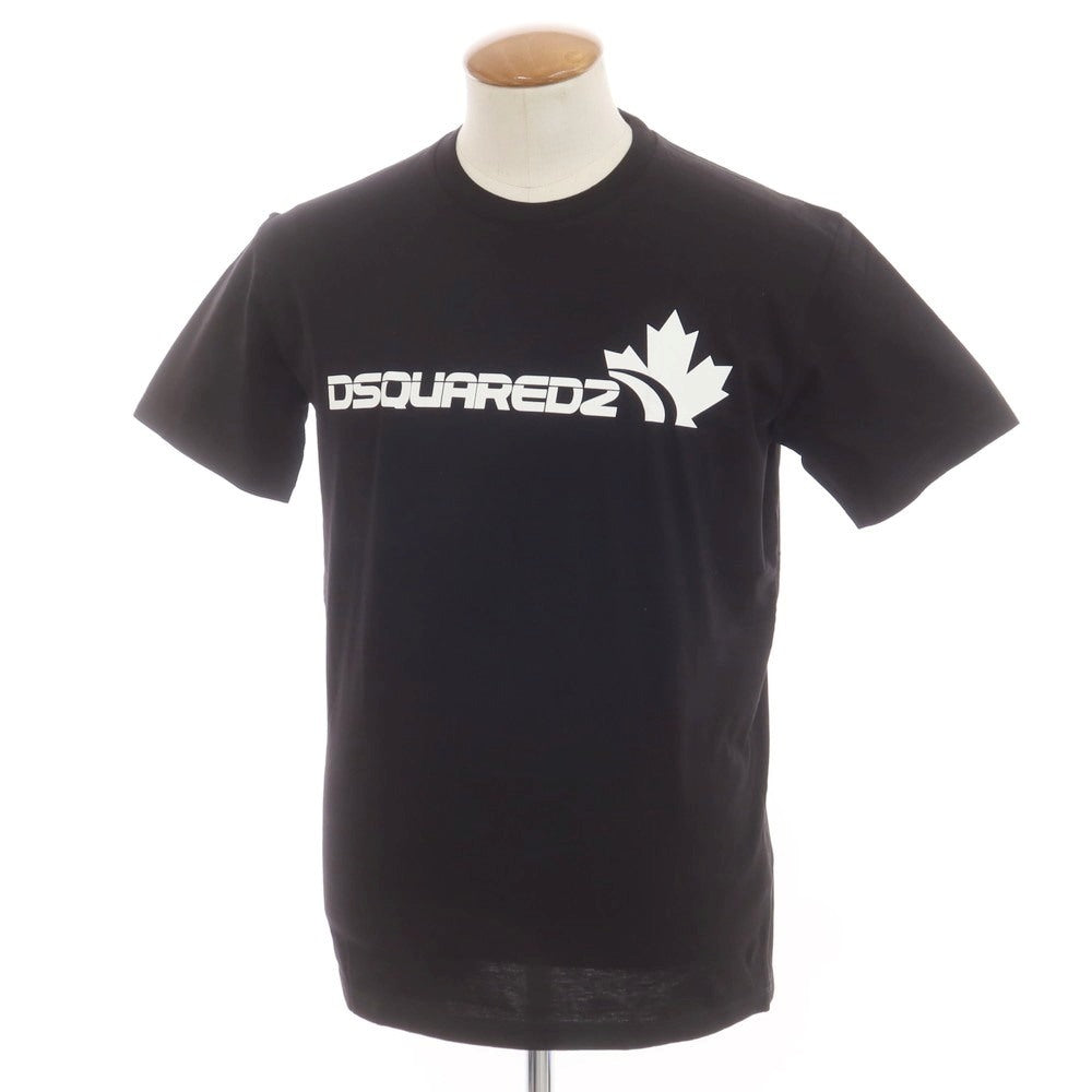 【新品】ディースクエアード DSQUARED2 コットン クルーネック 半袖Ｔシャツ ブラック【 M 】【 状態ランクN 】【 メンズ 】