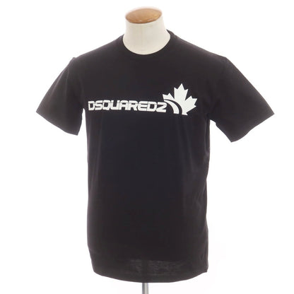 【新品】ディースクエアード DSQUARED2 コットン クルーネック 半袖Ｔシャツ ブラック【 M 】【 状態ランクN 】【 メンズ 】