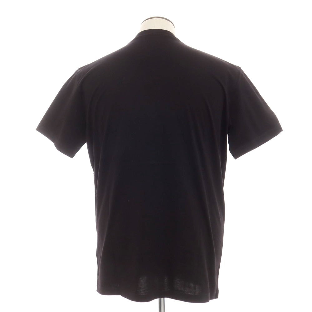 【新品アウトレット】ディースクエアード DSQUARED2 コットン クルーネック 半袖Ｔシャツ ブラック【 XXL 】【 状態ランクN- 】【 メンズ 】