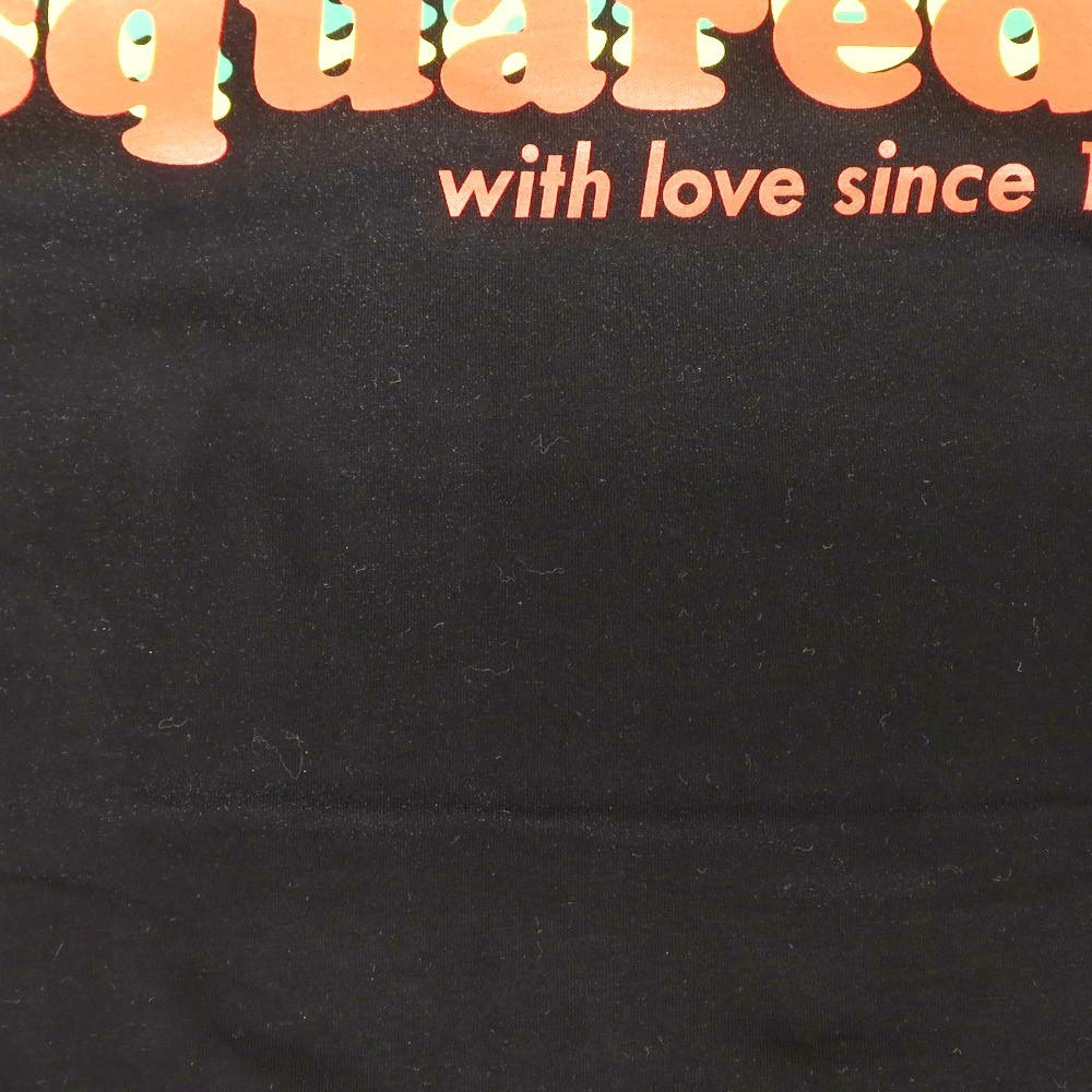 【新品アウトレット】ディースクエアード DSQUARED2 コットン クルーネック 半袖Ｔシャツ ブラック【 XXL 】【 状態ランクN- 】【 メンズ 】