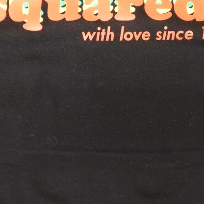 【新品アウトレット】ディースクエアード DSQUARED2 コットン クルーネック 半袖Ｔシャツ ブラック【 XXL 】【 状態ランクN- 】【 メンズ 】