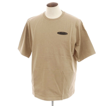 【新品】ディースクエアード DSQUARED2 コットン クルーネック 半袖Ｔシャツ ベージュ【 XL 】【 状態ランクN 】【 メンズ 】