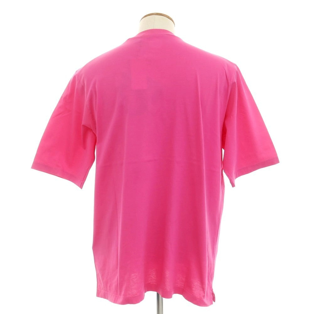 【新品】ディースクエアード DSQUARED2 コットン クルーネック 半袖Ｔシャツ ショッキングピンク【 M 】【 状態ランクN 】【 メンズ 】