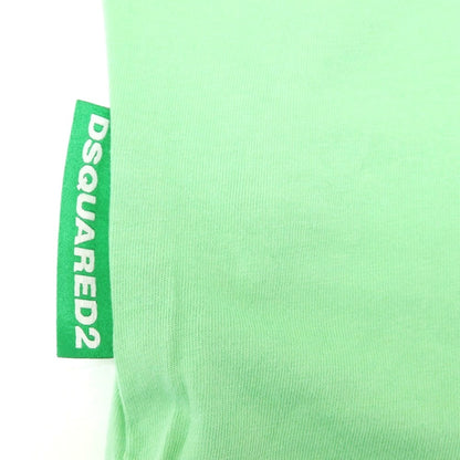 【新品】ディースクエアード DSQUARED2 コットン クルーネック 半袖Ｔシャツ ライトグリーン【 XL 】【 状態ランクN 】【 メンズ 】