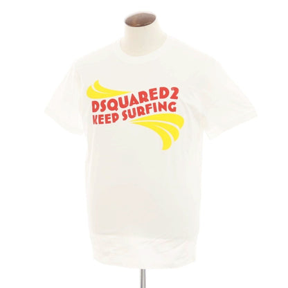 【新品アウトレット】ディースクエアード DSQUARED2 コットン クルーネック 半袖Ｔシャツ ホワイト【 XL 】【 状態ランクN- 】【 メンズ 】