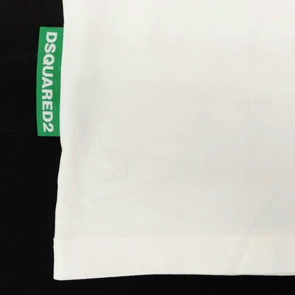 【新品アウトレット】ディースクエアード DSQUARED2 コットン クルーネック 半袖Ｔシャツ ホワイト【 M 】【 状態ランクN- 】【 メンズ 】