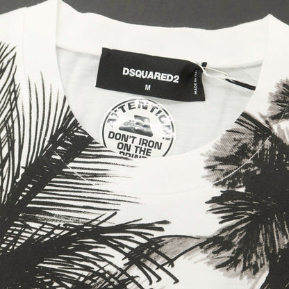 [New Outlet] DSQUARED2 Cotton Crew Neck Short Sleeve T-Shirt White [M] [Condition Rank N-] [Men&