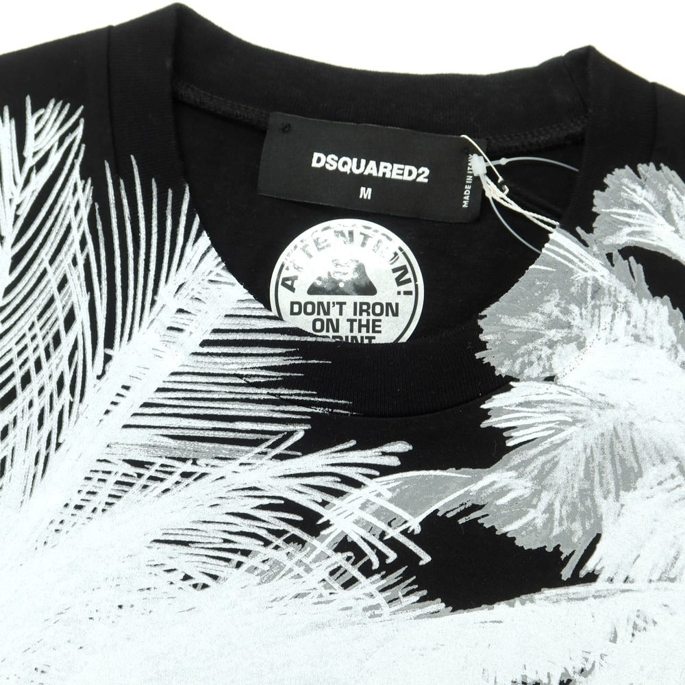 [New] DSQUARED2 Cotton Crew Neck Short Sleeve T-Shirt Black [M] [Condition Rank N] [Men&