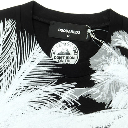 [New] DSQUARED2 Cotton Crew Neck Short Sleeve T-Shirt Black [M] [Condition Rank N] [Men&