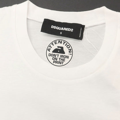 【新品アウトレット】ディースクエアード DSQUARED2 コットン クルーネック 半袖Ｔシャツ ホワイト【 S 】【 状態ランクN- 】【 メンズ 】
[BPD]
