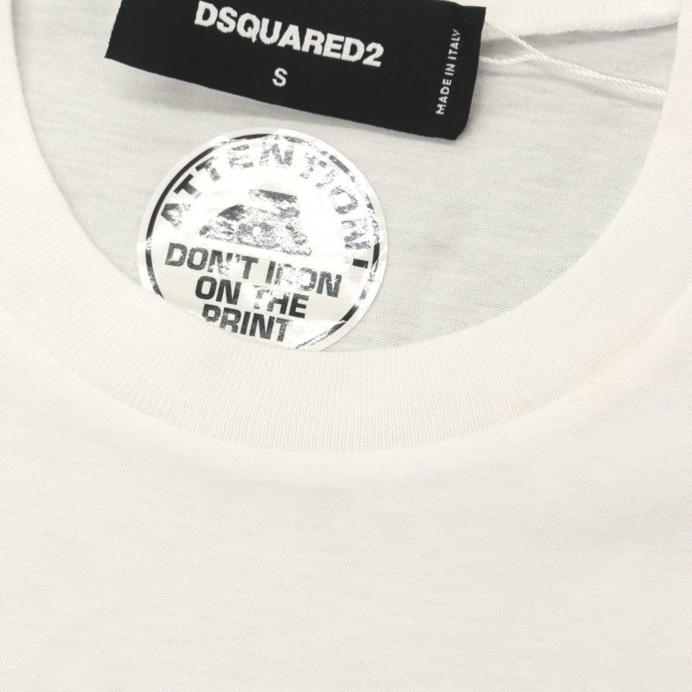 【新品アウトレット】ディースクエアード DSQUARED2 コットン クルーネック 半袖Ｔシャツ ホワイト【 S 】【 状態ランクN- 】【 メンズ 】
[BPD]