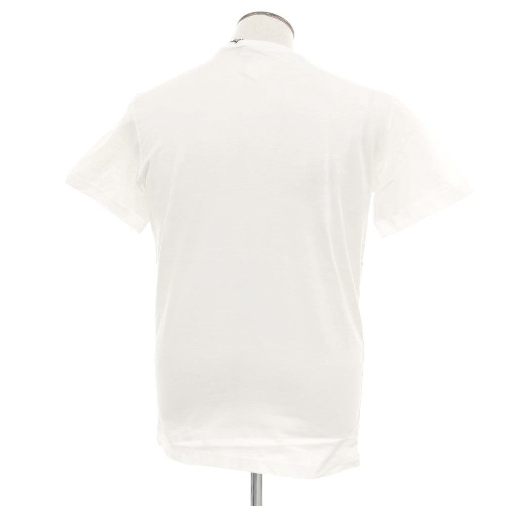[New Outlet] DSQUARED2 Cotton Crew Neck Short Sleeve T-Shirt White [L] [Condition Rank N-] [Men&