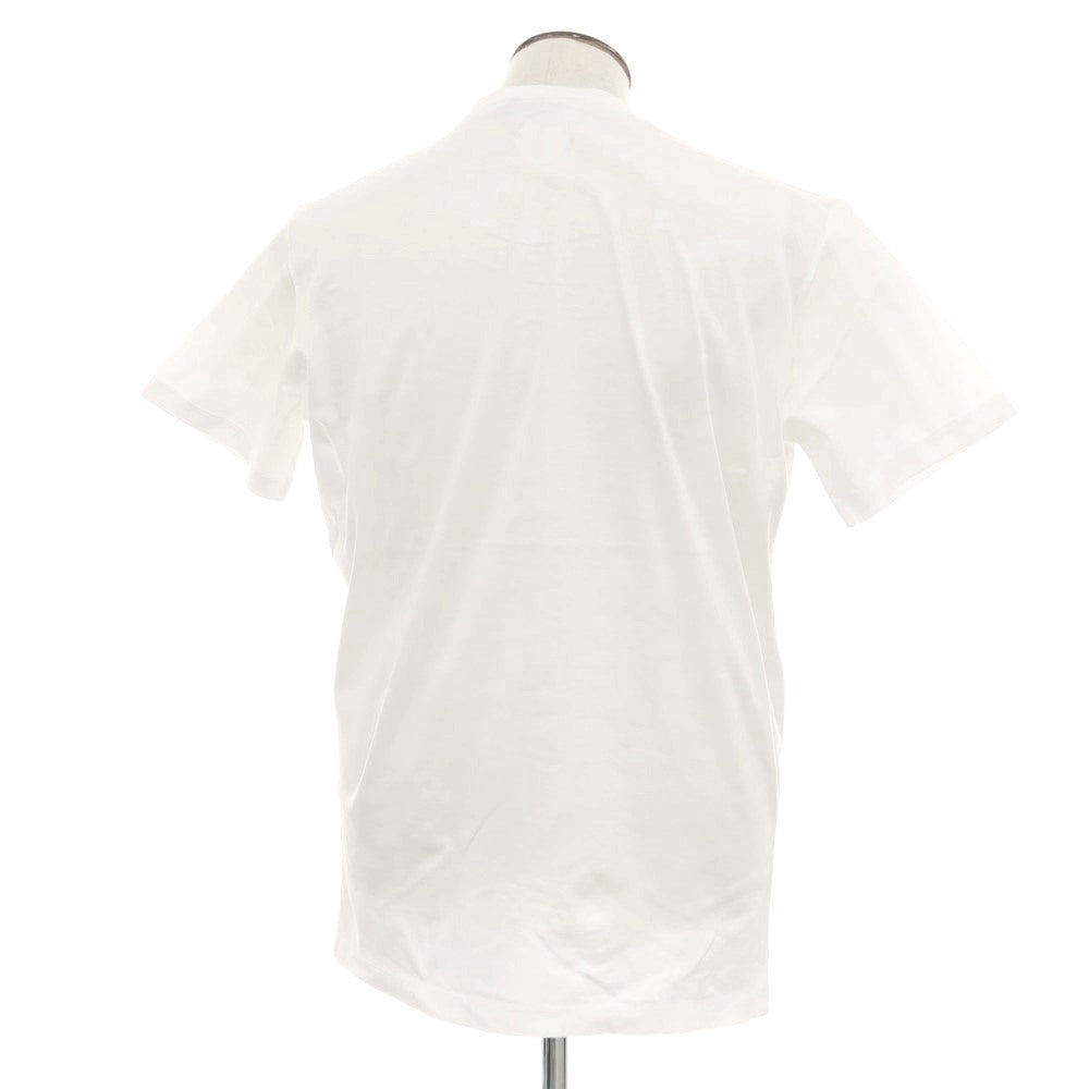 [New Outlet] DSQUARED2 Cotton Crew Neck Short Sleeve T-Shirt White [XL] [Condition Rank N-] [Men&