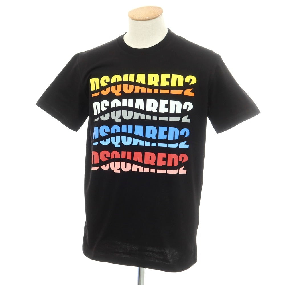 [New] DSQUARED2 Cotton Crew Neck Short Sleeve T-Shirt Black [S] [Condition Rank N] [Men&