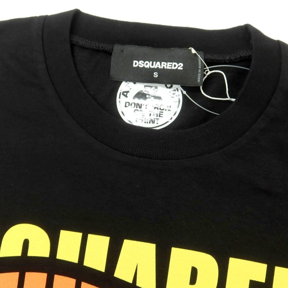 [New] DSQUARED2 Cotton Crew Neck Short Sleeve T-Shirt Black [S] [Condition Rank N] [Men&