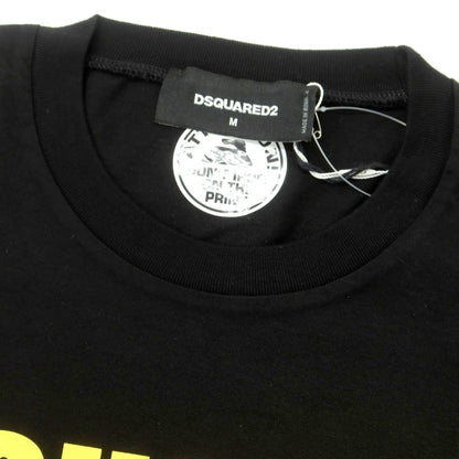 [New] DSQUARED2 Cotton Crew Neck Short Sleeve T-Shirt Black [M] [Condition Rank N] [Men&
