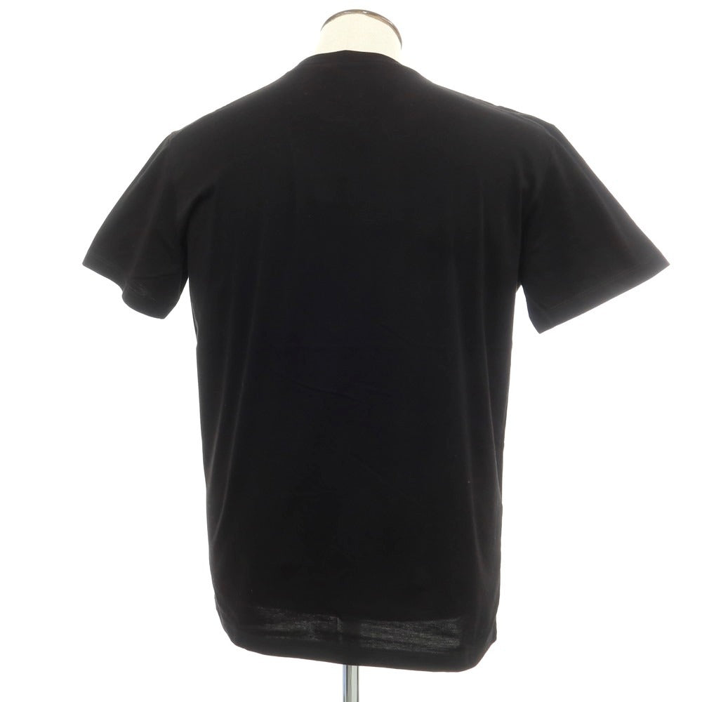 [New] DSQUARED2 Cotton Crew Neck Short Sleeve T-Shirt Black [L] [Condition Rank N] [Men&