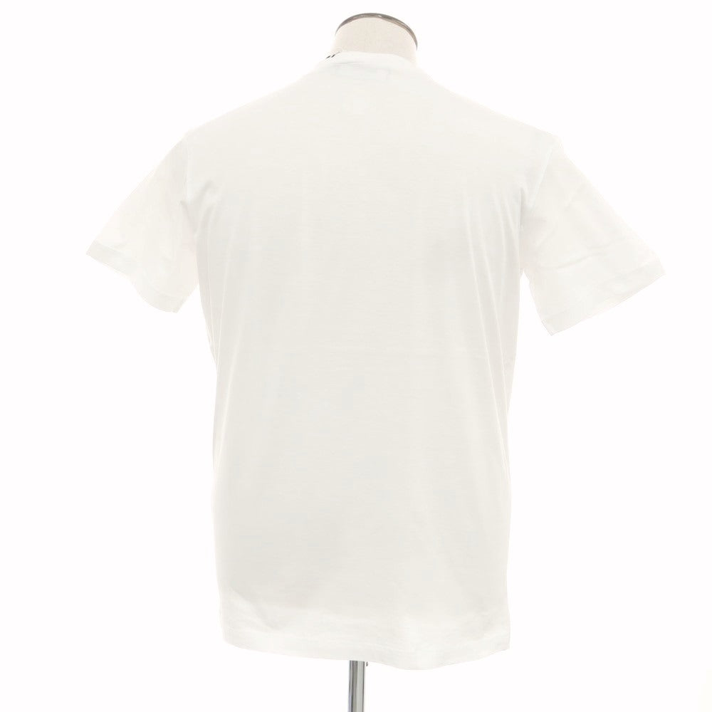 [New Outlet] DSQUARED2 Cotton Crew Neck Short Sleeve T-Shirt White [L] [Condition Rank N-] [Men&