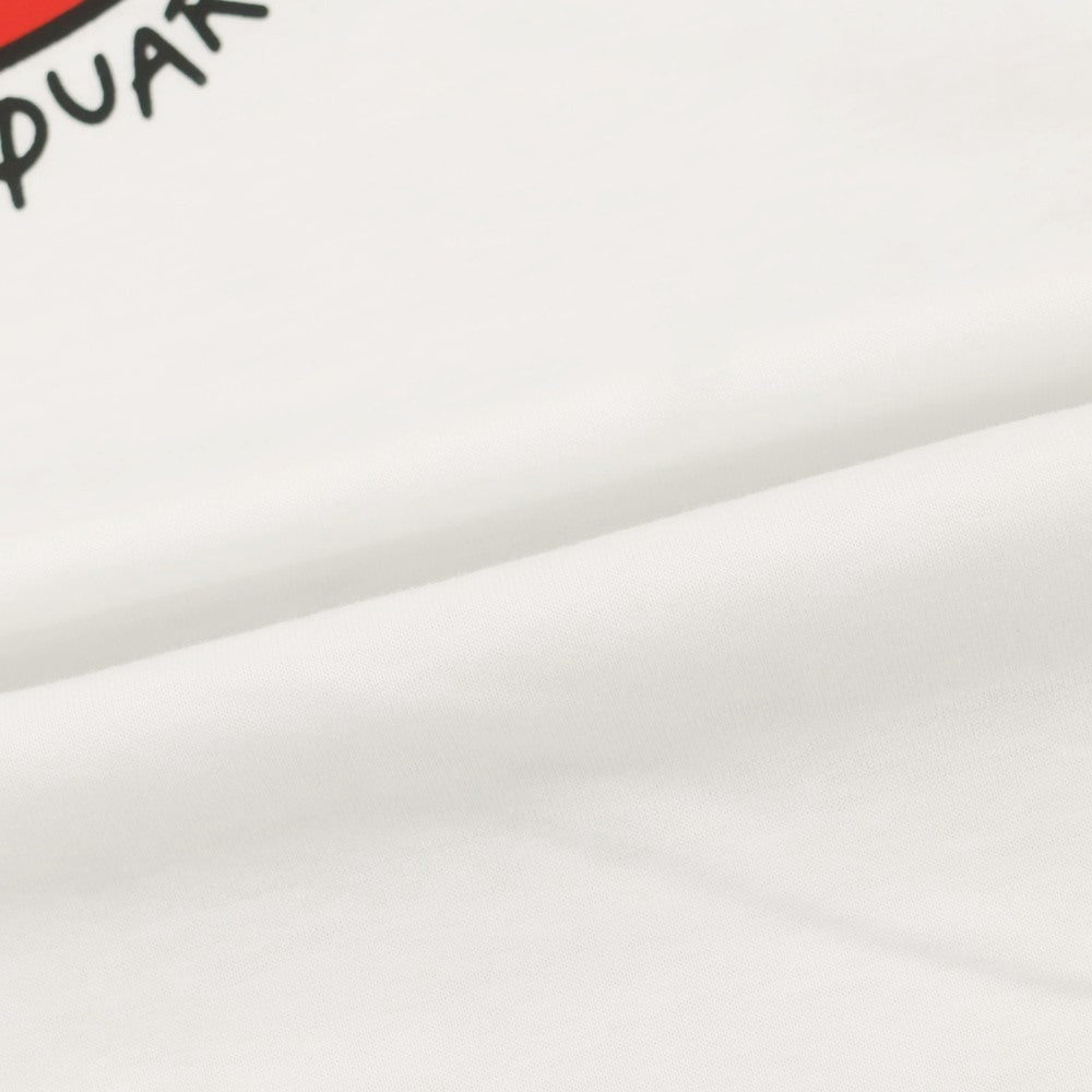 [New Outlet] DSQUARED2 Cotton Crew Neck Short Sleeve T-Shirt White [XL] [Condition Rank N-] [Men&