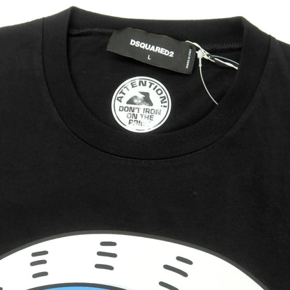 【新品】ディースクエアード DSQUARED2 コットン クルーネック 半袖Ｔシャツ ブラック【 L 】【 状態ランクN 】【 メンズ 】
[BPD]