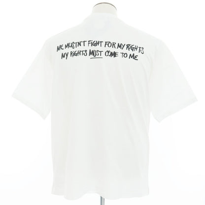 [New] DSQUARED2 Cotton Crew Neck Short Sleeve T-Shirt White [XL] [Condition Rank N] [Men&