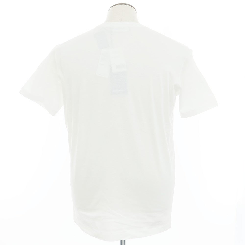 [New] DSQUARED2 Cotton Crew Neck Short Sleeve T-Shirt White [L] [Condition Rank N] [Men&