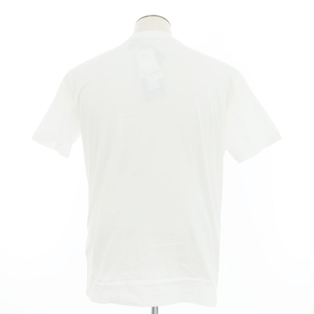 [New] DSQUARED2 Cotton Crew Neck Short Sleeve T-Shirt White [XL] [Condition Rank N] [Men&